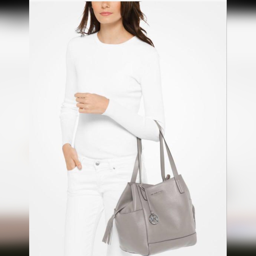 Michael Kors Ashbury Large Grab Leather Bag - Picture 3 of 14